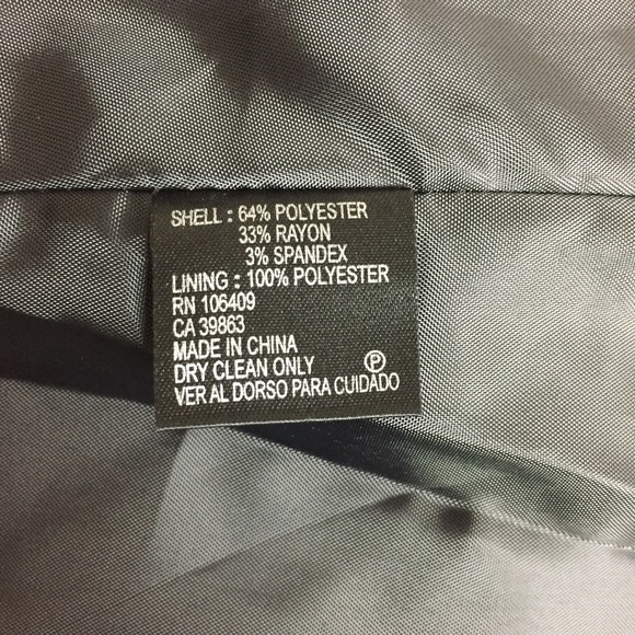 Alex Marie Black Blazer Military Style 4P PetiteY2K - Picture 8 of 8